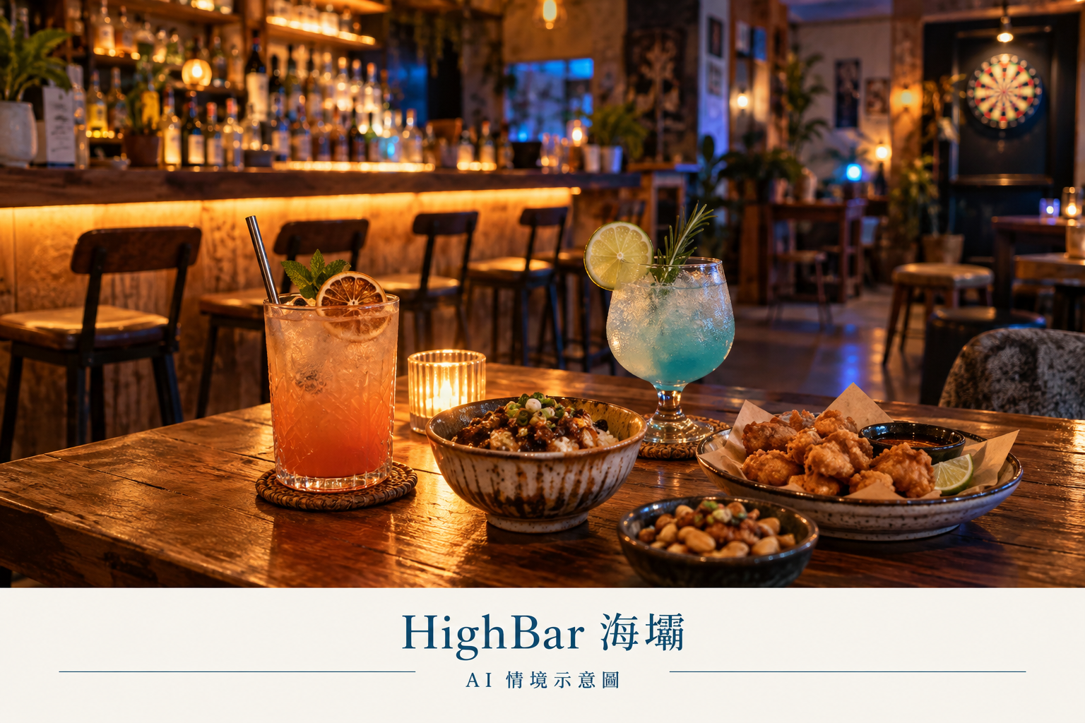 HighBar 海壩小琉球酒吧｜調酒、餐點與朋友聚會攻略